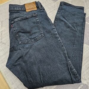 Levi's Wedgie Ankle - Black Sz 32